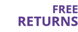 Enjoy free returns