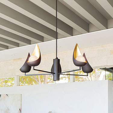 Quintiesse Black Indoor Chandeliers
