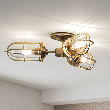 Quintiesse Indoor Semi-Flush Ceiling Lights