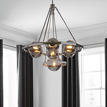 Quintiesse Silver Indoor Chandeliers
