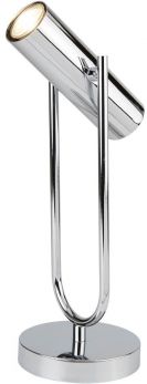 Telescope 1lt Cylinder Shade Table Lamp, Chrome (2791CC)