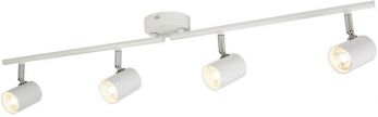 Rollo (Dim) 4lt Cylinder Head Split Bar, White & Chrome (3174WH)