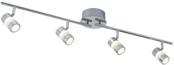 Bubbles Effect IP44 LED 4lt Bar Spot Chrome & Acrylic Shade (4414CC)