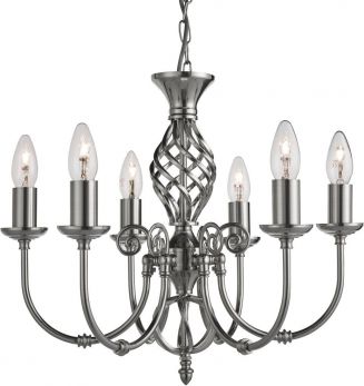 Zanzibar 6lt Satin Silver Ftg (4489-6)