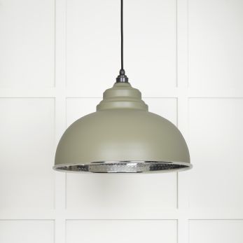 Hammered Nickel Harborne Pendant in Tump (45472TU)