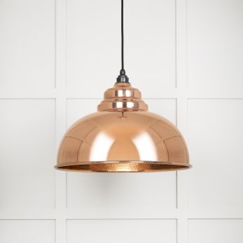 Hammered Copper Harborne Pendant Light (49501)