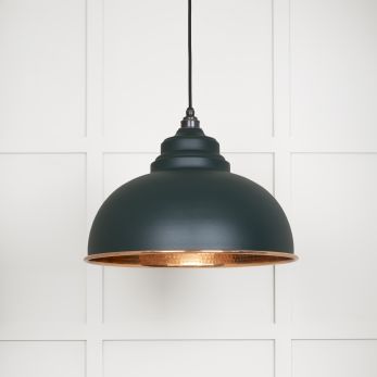Hammered Copper Harborne Pendant in Dingle (49501DI)