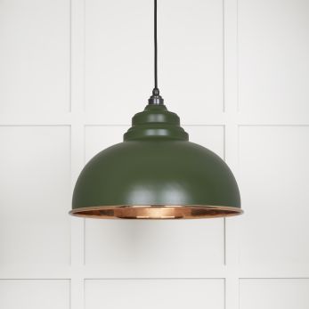 Smooth Copper Harborne Pendant in Heath (49501SH)