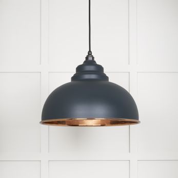 Smooth Copper Harborne Pendant in Soot (49501SSO)