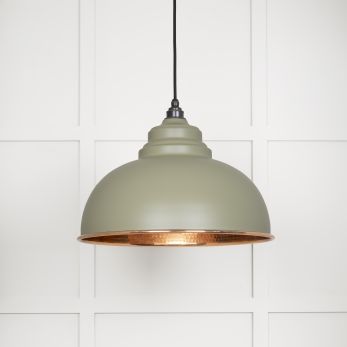 Hammered Copper Harborne Pendant in Tump (49501TU)