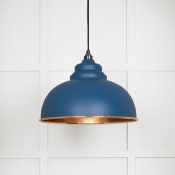 Hammered Copper Harborne Pendant in Upstream (49501U)