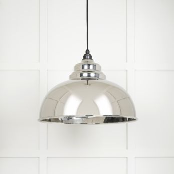 Smooth Nickel Harborne Pendant Light (49505)