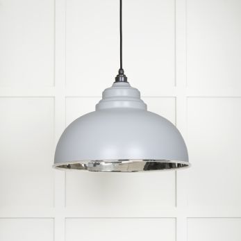 Smooth Nickel Harborne Pendant in Birch (49505BI)