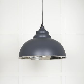 Smooth Nickel Harborne Pendant in Slate (49505SL)