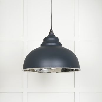 Smooth Nickel Harborne Pendant in Soot (49505SO)