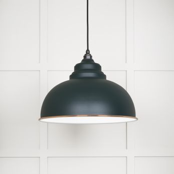White Gloss Harborne Pendant in Dingle (49508DI)