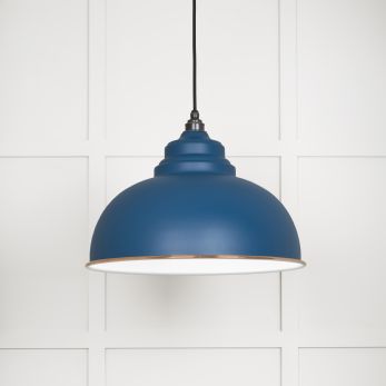 White Gloss Harborne Pendant in Upstream (49508U)