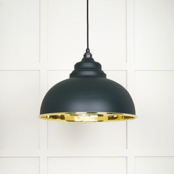 Smooth Brass Harborne Pendant in Dingle (49522DI)