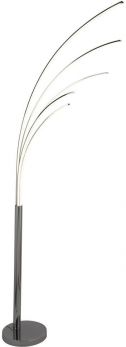 Giraffe 2 - 5lt LED Arch Floor Lamp, Chrome (5285-5CC)