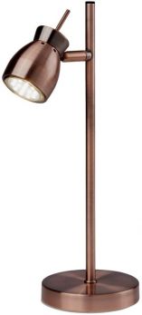 Jupiter Antique Copper 1lt Table Lamp (8821-1CU)