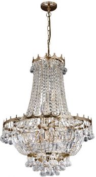 Versailles - 9lt 52cm Gp Crystal Chandelier (9112-52GO)