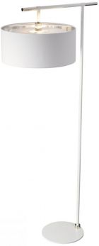 Balance White/Polished Nickel Floor Lamp 1 Lamp by Elstead (BALANCE-FL-WPN)