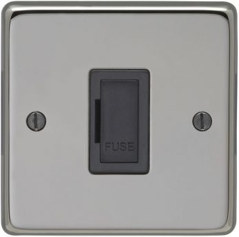 Eurolite Black Nickel Unswitched Fuse Spur (BNUSWF B)