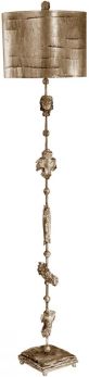 Fragment Aged Silver Floor Lamp 1 Lamp by Flambeau (FB-FRAGMENT-FL-S)