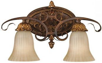Sonoma Valley Aged Tortoise Shell Wall Light 2 Lamps by Feiss (FE-SONOMAVALLEY-VS)