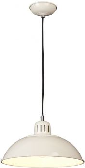 Franklin Cream Pendant 1 Lamp by Elstead (FRANKLIN-P-CR)