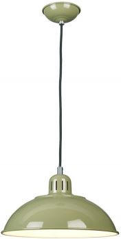 Franklin Green Pendant 1 Lamp by Elstead (FRANKLIN-P-GRN)