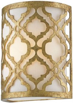 Arabella Distressed Gold Wall Light 1 Lamp by Gilded Nola (GN-ARABELLA1)