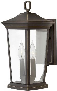 Bromley Oil Rubbed Bronze Wall Light 2 Lamps by Hinkley (HK-BROMLEY2-M)