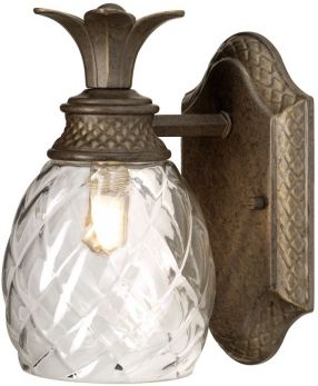 Plantation Pearl Bronze Wall Light 1 Lamp by Hinkley (HK-PLANT-BATH-PZ)