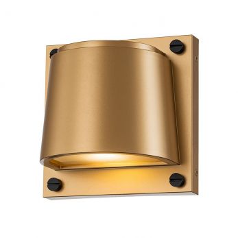 Hinkley Scout Painted Brass 1lt Small Wall Light from Elstead Lighting - HK-SCOUT-PHB