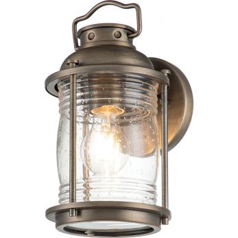 Ashland Bay Burnished Bronze Small Wall Lantern 1 Lamp by Kichler (KL-ASHLANDBAY2-S-BU)