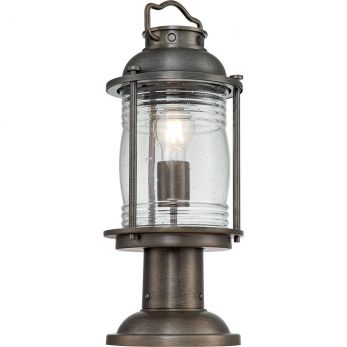 Ashland Bay Burnished Bronze Medium Pedestal Lantern 1 Lamp by Kichler (KL-ASHLANDBAY3-M-BU)