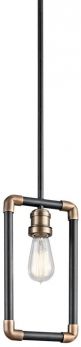 Imahn Black/Natural Brass Pendant 1 Lamp by Kichler (KL-IMAHN-MP)