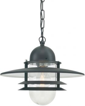 Oslo Black Pendant 1 Lamp by Norlys (OS8-BLACK-C)