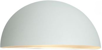 Paris White Wall Light 1 Lamp by Norlys (PARIS-E27-WHT)