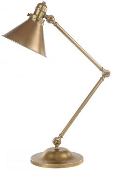 Provence Aged Brass Table Lamp 1 Lamp by Elstead (PV-TL-AB)