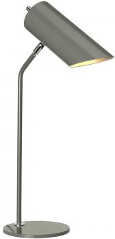 Quinto Dark Grey/Polished Nickel Table Lamp 1 Lamp by Elstead (QUINTO-TL-GPN)