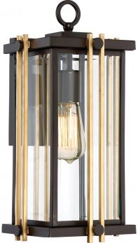 Goldenrod Western Bronze Wall Light 1 Lamp by Quoizel (QZ-GOLDENROD2-M)