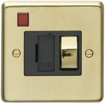 Eurolite Satin Brass Switched Fuse Spur (SBSWFN B)
