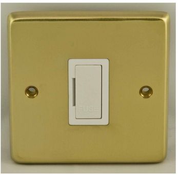 Eurolite Satin Brass Unswitched Fuse Spur (SBUSWF W)