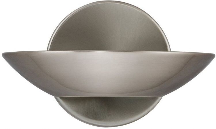 Wall Bracket LED Uplight, Satin Silver, Frosted Glass (3209SS)