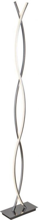 Platt - LED Wave Floor Lamp, Chrome (5679CC)