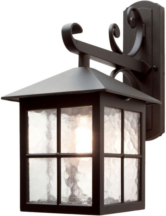 Winchester Black Wall Light 1 Lamp by Elstead (BL19-BLACK)