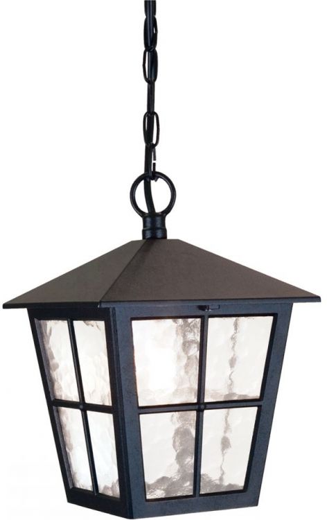 Canterbury Black Pendant 1 Lamp by Elstead (BL48M-BLACK)