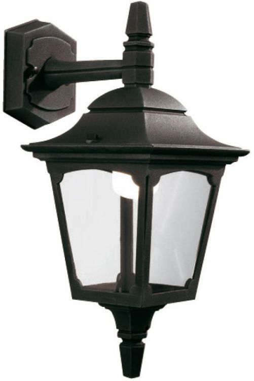 Chapel Black Wall Light 1 Lamp by Elstead (CPM2-BLACK)